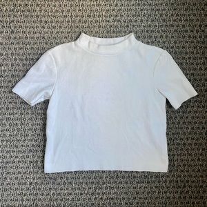 Zara thicker mock neck tee
